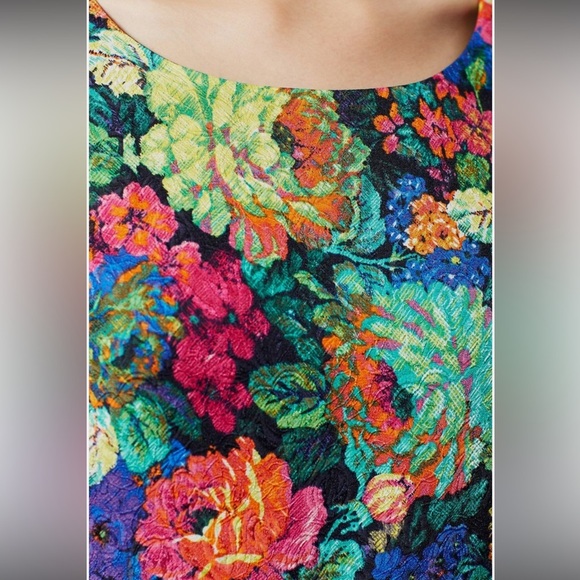 ANTHROPOLOGY HD in Paris Colorful Abstract Dress - Picture 11 of 13